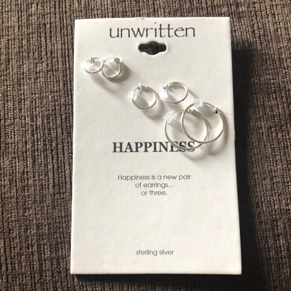 Sterling silver earrings